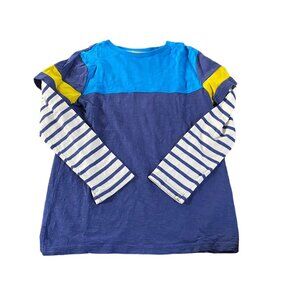 Mini Boden Layered Look Tee Blue Size 8-9Y